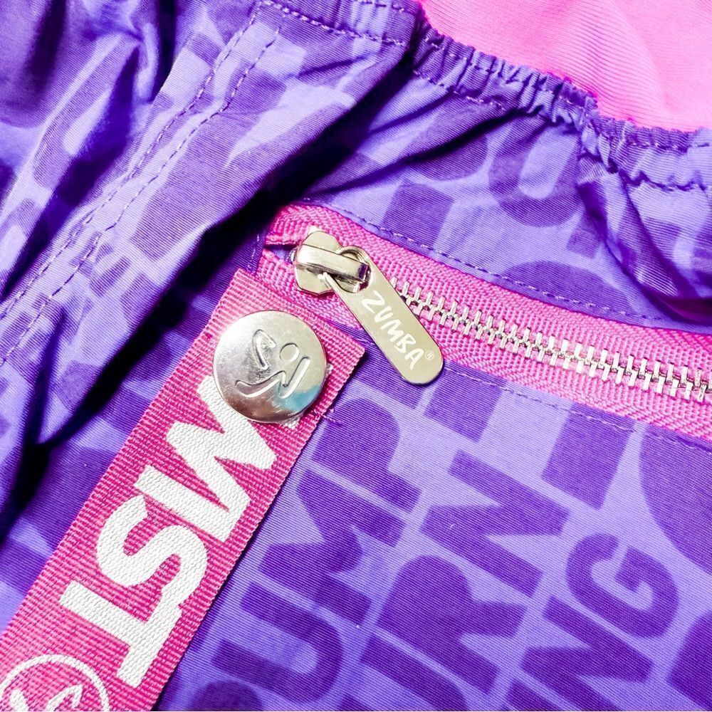 Zumba NWT Women's Shout-Out Cargo Pants Amethyst Indigo Dance Fitness Size Large - Picture 9 of 9